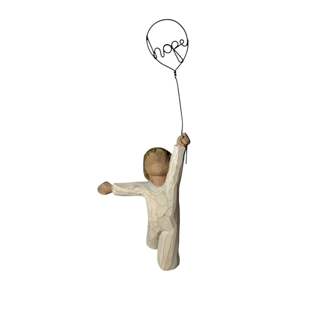 Willow Tree Hope Figurine #26154 Demdaco Child with Wire Balloon